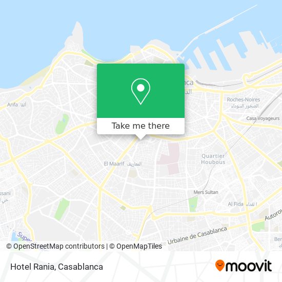 Hotel Rania map