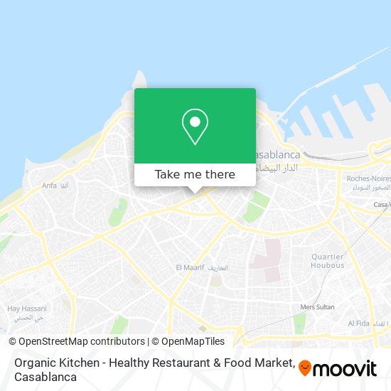 Organic Kitchen - Healthy Restaurant & Food Market map