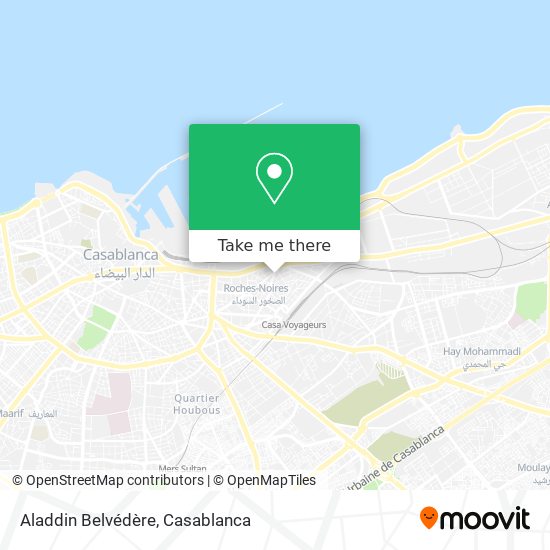 Aladdin Belvédère map