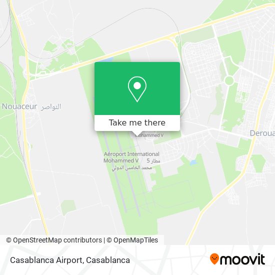 Casablanca Airport map