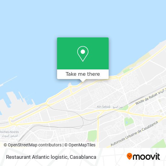 Restaurant Atlantic logistic map