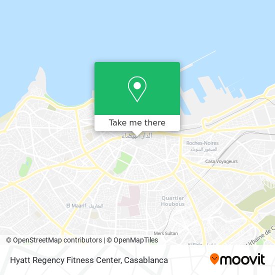 Hyatt Regency Fitness Center map