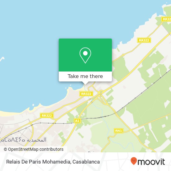 Relais De Paris Mohamedia map