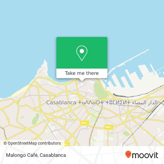 Malongo Café map