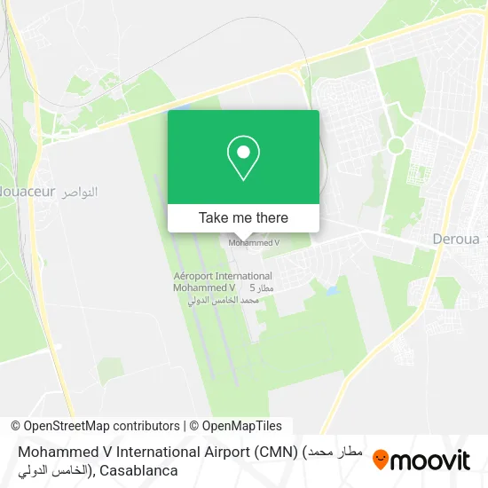 Mohammed V International Airport (CMN) (مطار محمد الخامس الدولي) map