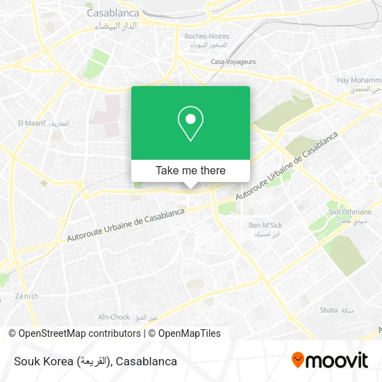 Souk Korea (القريعة) map
