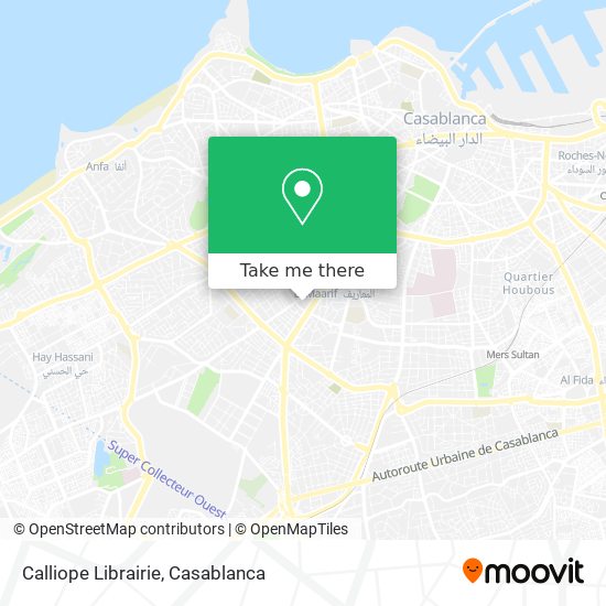 Calliope Librairie map