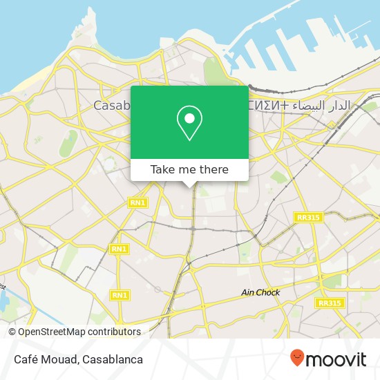 Café Mouad map