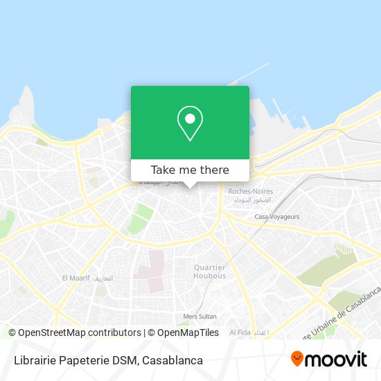 Librairie Papeterie DSM map