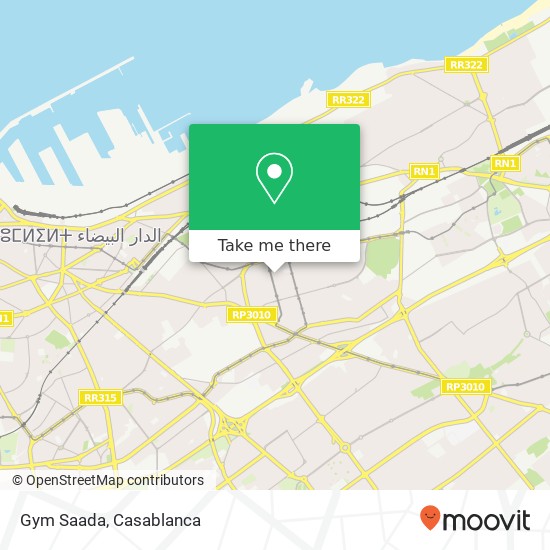 Gym Saada map