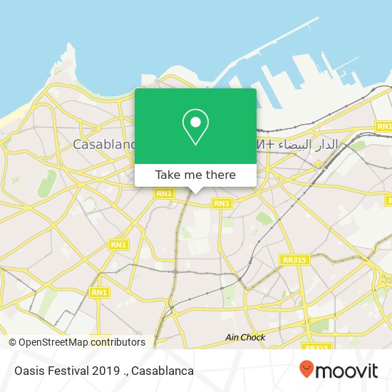 Oasis Festival 2019 . map