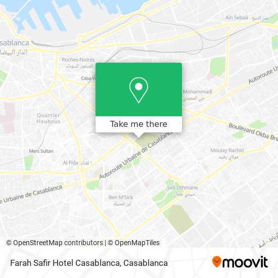 Farah Safir Hotel Casablanca plan
