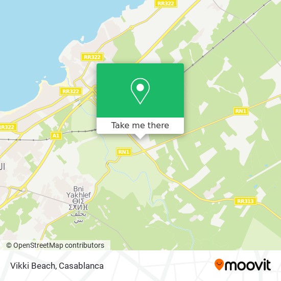 Vikki Beach map
