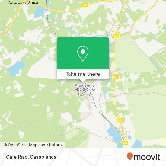 Cafe Riad map