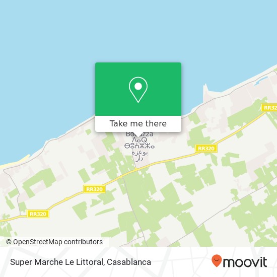 Super Marche Le Littoral map