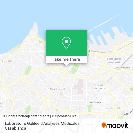 Laboratoire Galilée d'Analyses Médicales map