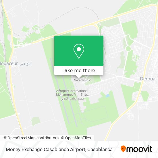 Money Exchange Casablanca Airport plan