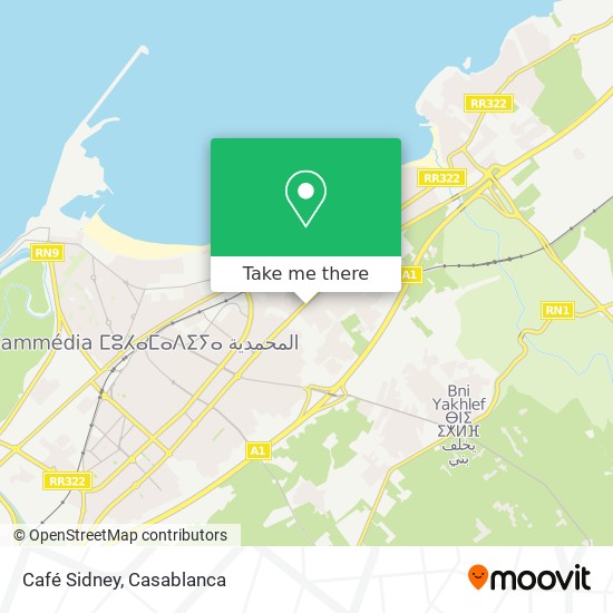 Café Sidney map