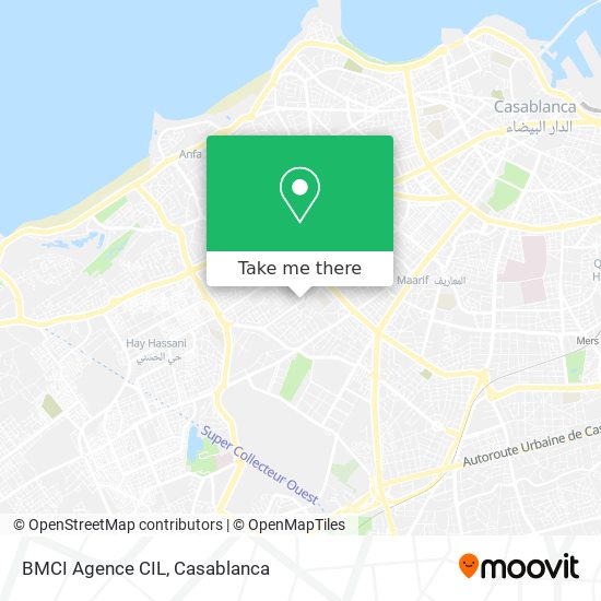 BMCI Agence CIL map