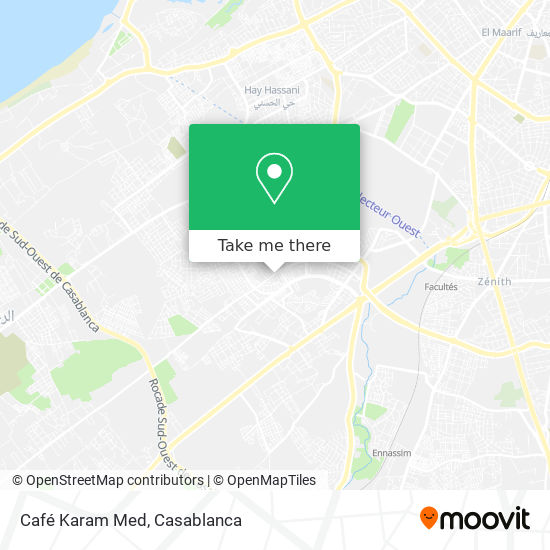 Café Karam Med map