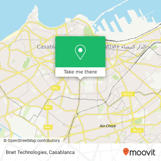 Bnet Technologies map