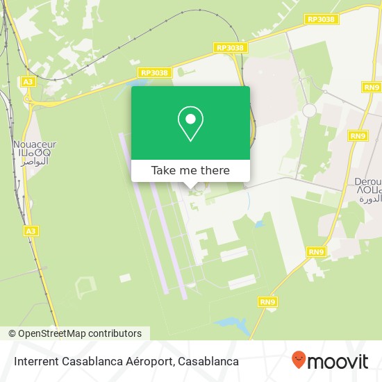 Interrent  Casablanca Aéroport map