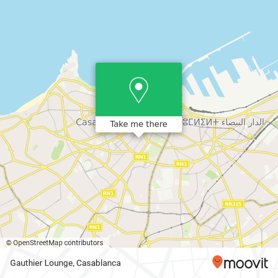 Gauthier Lounge map