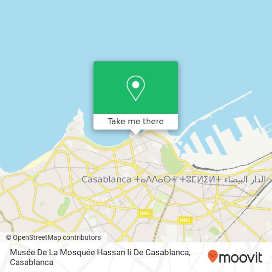 Musée De La Mosquée Hassan Ii De Casablanca map