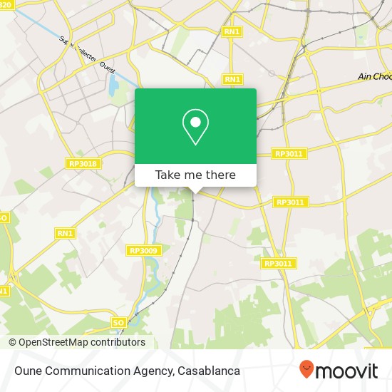 Oune Communication Agency map