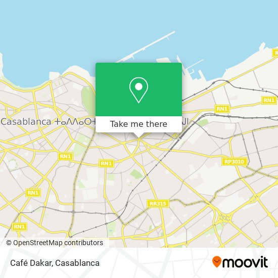 Café Dakar map