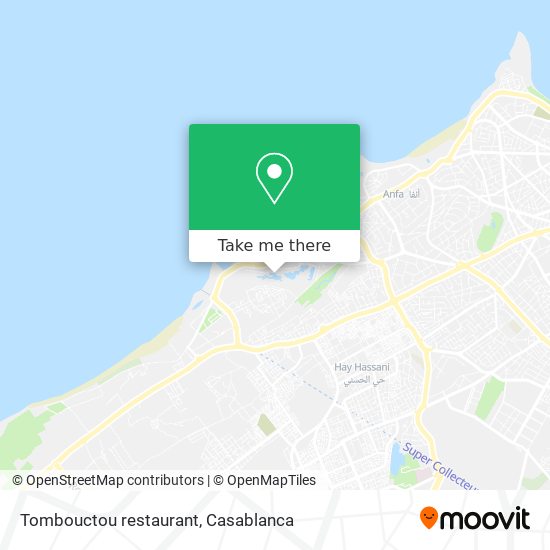 Tombouctou restaurant map
