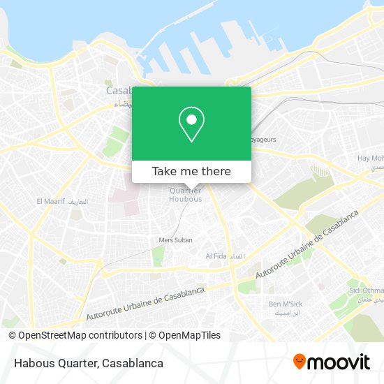 Habous Quarter map