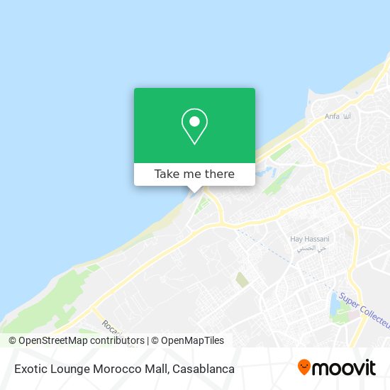 Exotic Lounge Morocco Mall plan