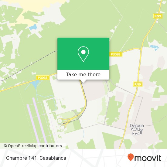 Chambre 141 map