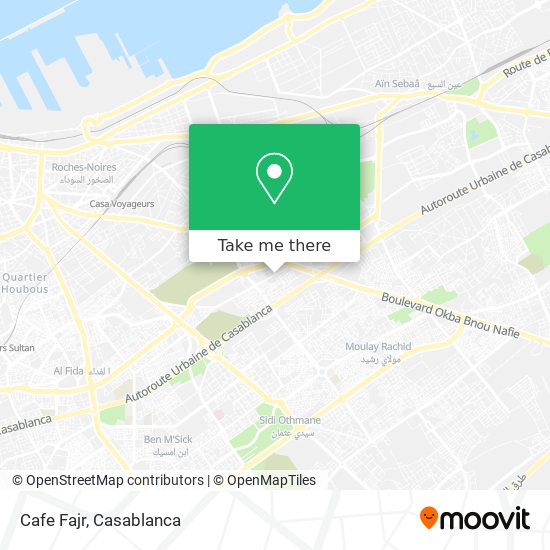 Cafe Fajr map