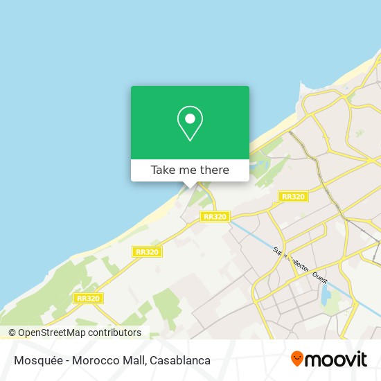 Mosquée - Morocco Mall map