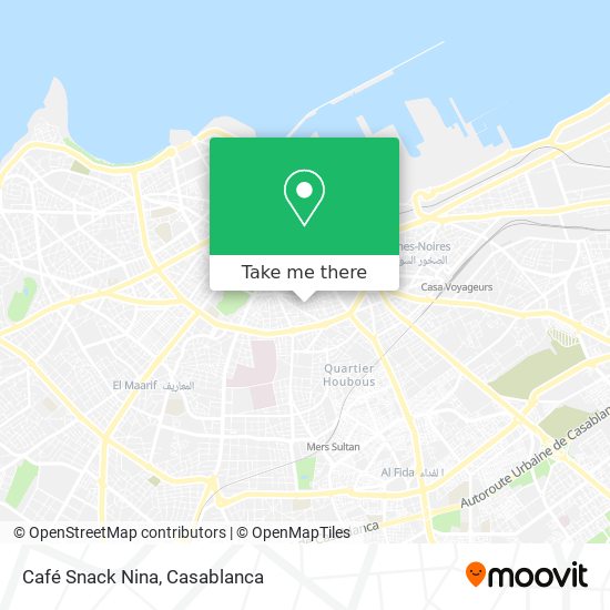 Café Snack Nina map