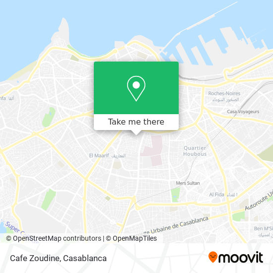 Cafe Zoudine map