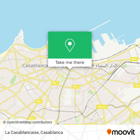 La Casablancaise map