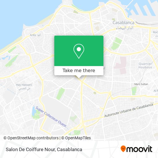 Salon De Coiffure Nour map