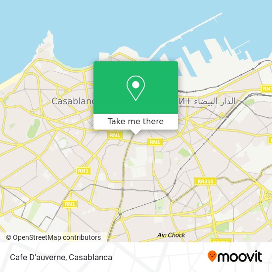 Cafe D'auverne map