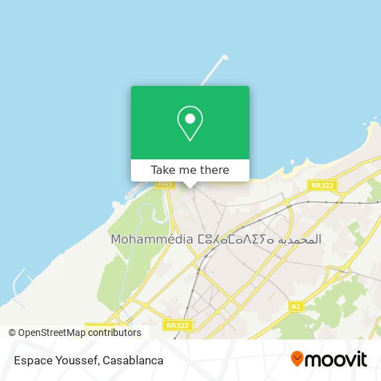 Espace Youssef map