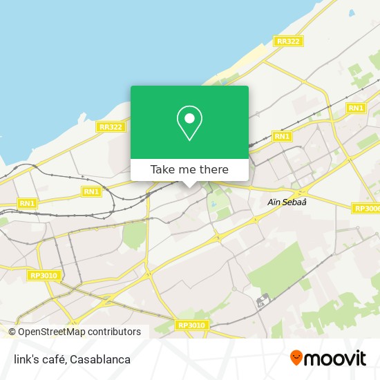 link's café map