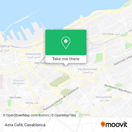 Asta Café map