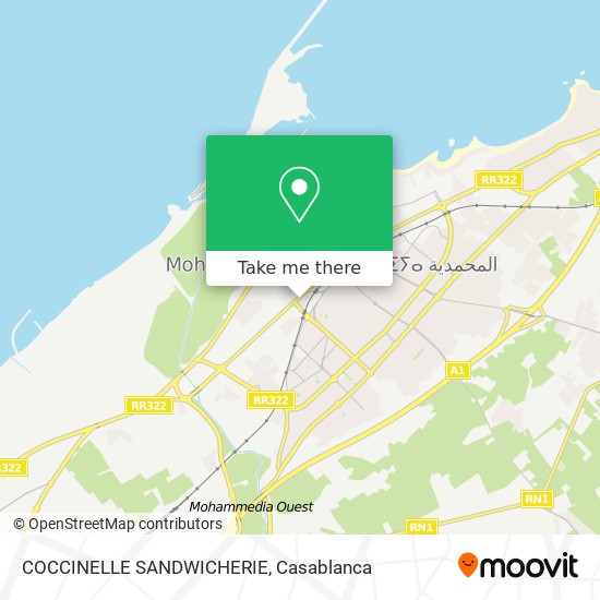 COCCINELLE SANDWICHERIE map