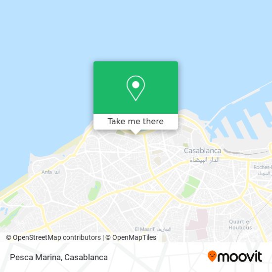 Pesca Marina map