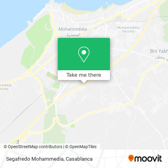 Segafredo Mohammedia map