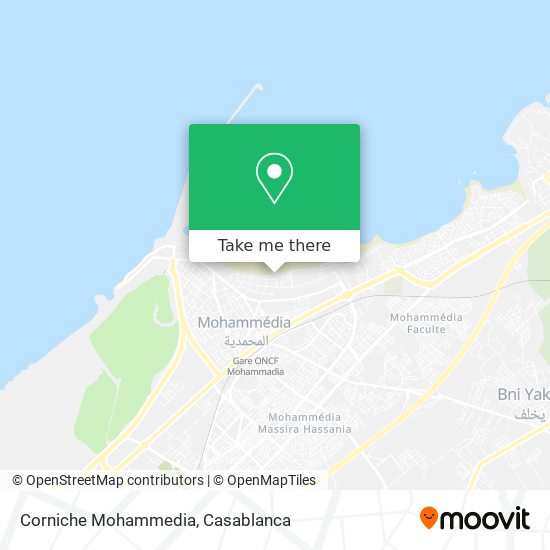 Corniche Mohammedia plan