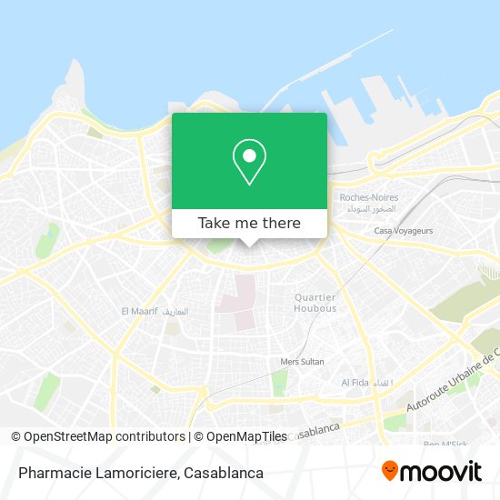 Pharmacie Lamoriciere map