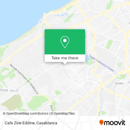 Cafe Zine Eddine map